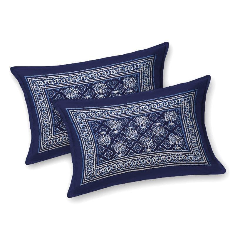 Buy Arushi Printed Bedsheet - Blue Bedsheets from Vaaree