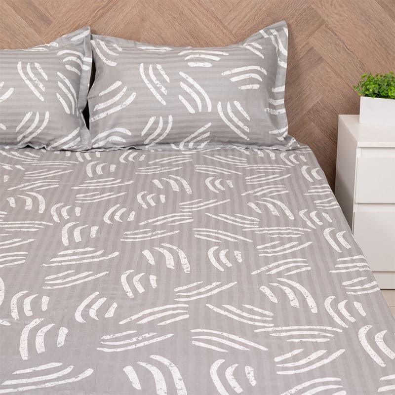 Buy Autumn Bliss Bedsheet - Grey Bedsheets from Vaaree