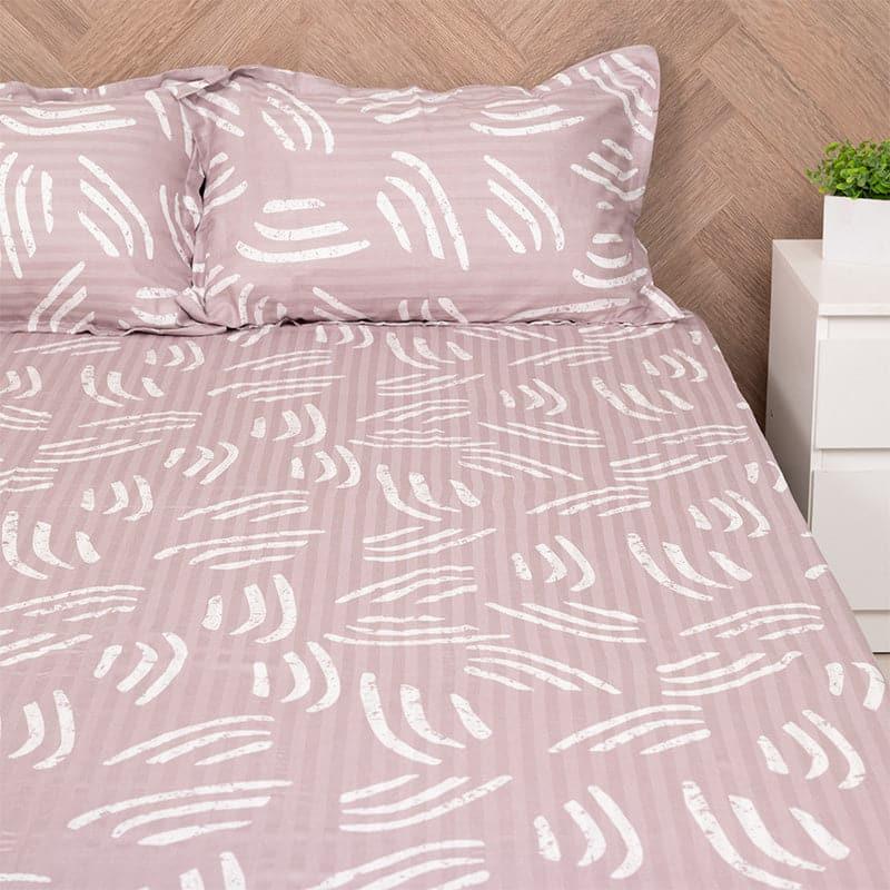 Bedsheets - Autumn Bliss Bedsheet - Purple