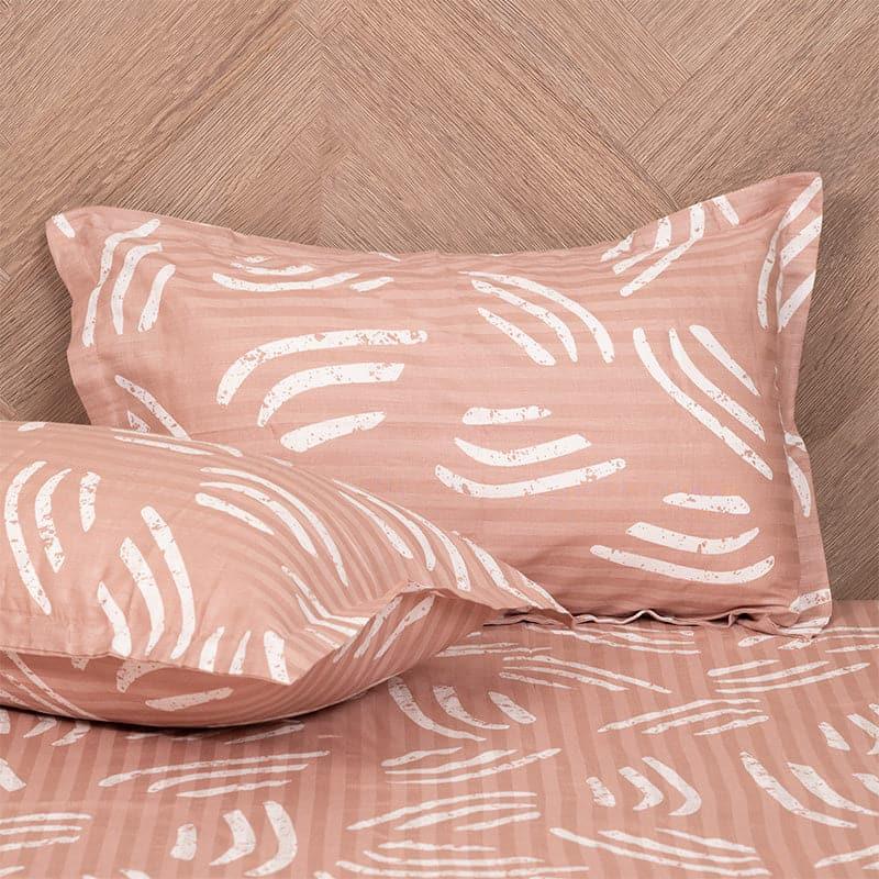 Buy Autumn Bliss Bedsheet - Rust Bedsheets from Vaaree