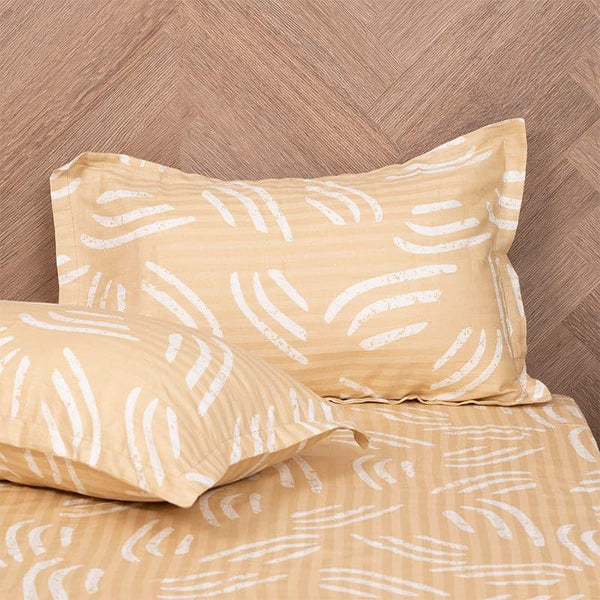 Buy Autumn Bliss Bedsheet - Yellow Bedsheets from Vaaree