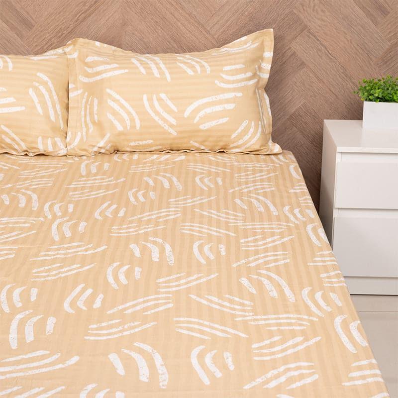 Buy Autumn Bliss Bedsheet - Yellow Bedsheets from Vaaree