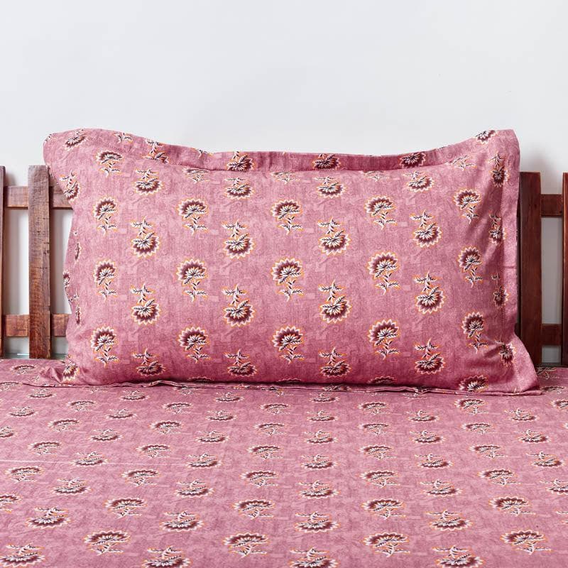 Buy Avni Ethnic Bedsheet - Pink Bedsheets from Vaaree