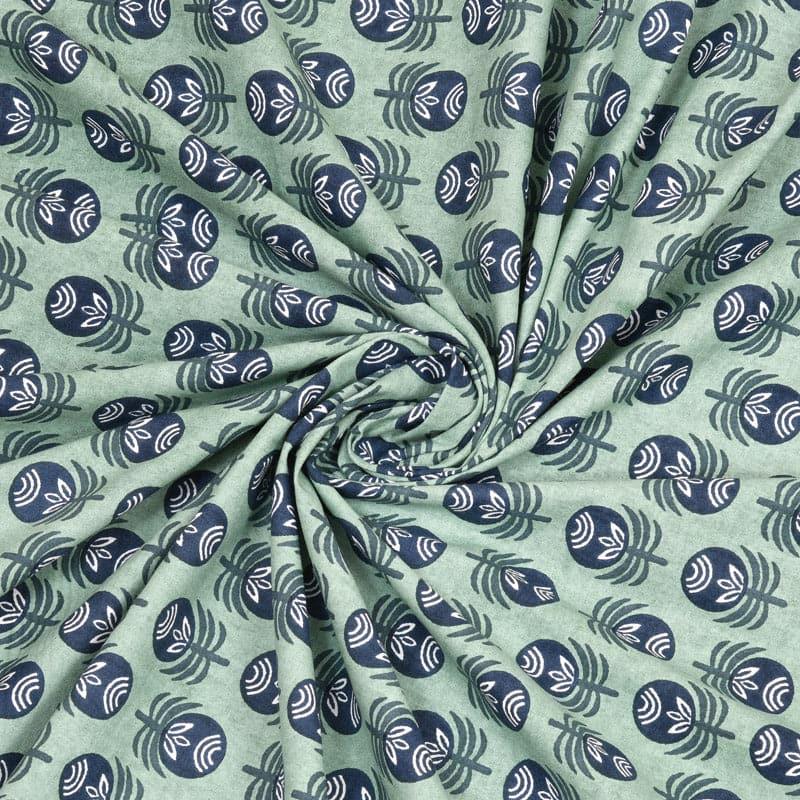 Buy Azalea Printed Bedsheet - Green Bedsheets from Vaaree