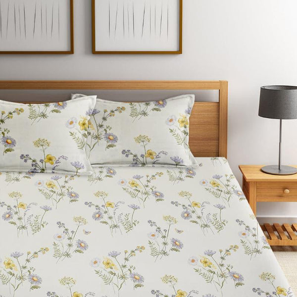 Buy Azriel Floral Bedsheet Bedsheets from Vaaree