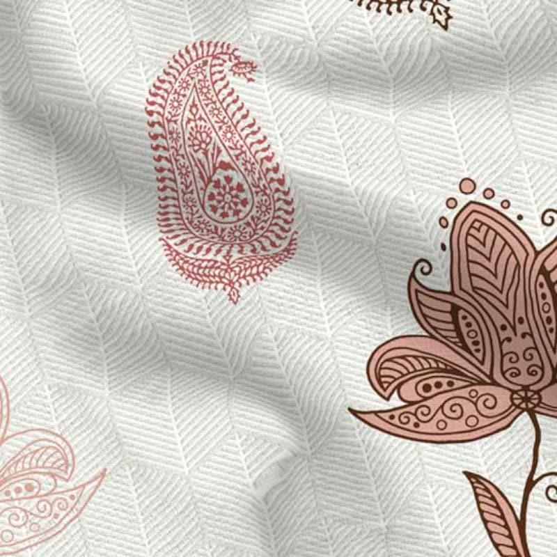 Buy Bagru Print Bedsheet - Brown Bedsheets from Vaaree