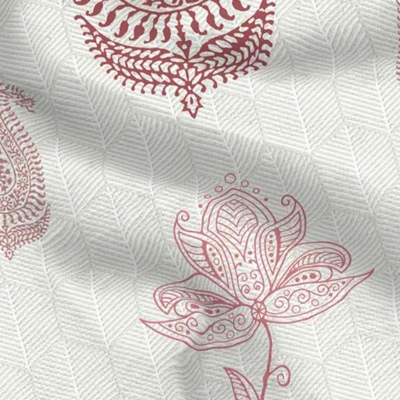 Buy Bagru Print Bedsheet - Red Bedsheets from Vaaree