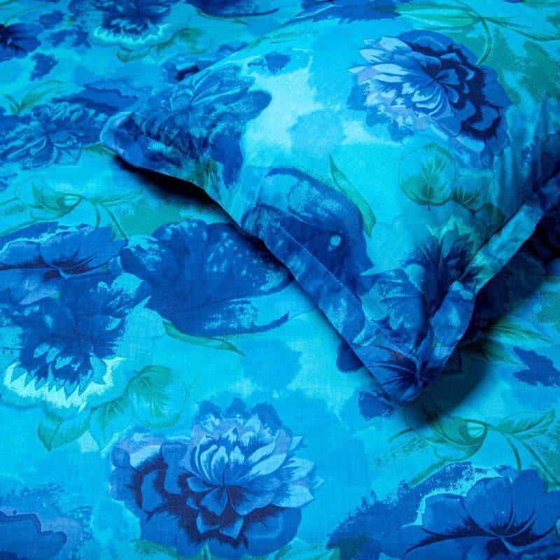 Buy Beatific Blue Bedsheet Bedsheets from Vaaree