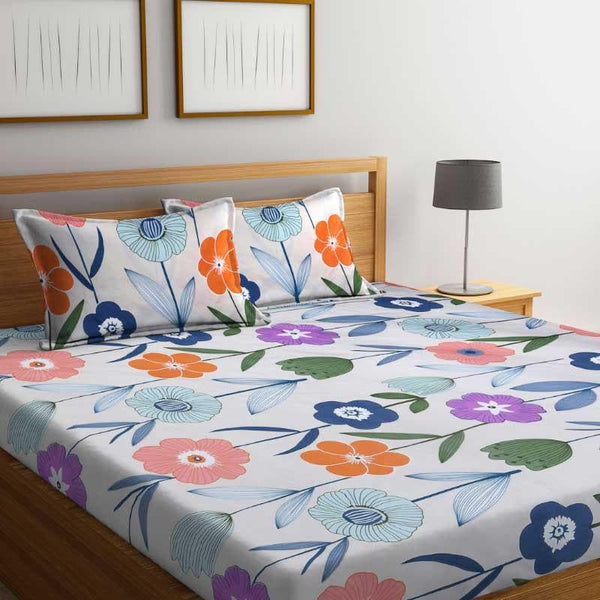 Buy Belle Printed Bedsheet Bedsheets from Vaaree