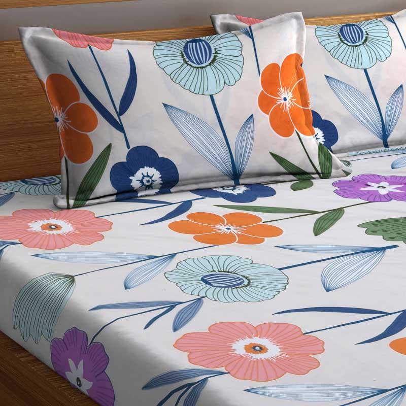 Buy Belle Printed Bedsheet Bedsheets from Vaaree