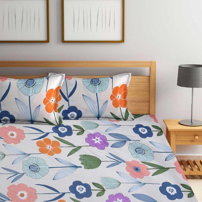 Buy Belle Printed Bedsheet Bedsheets from Vaaree