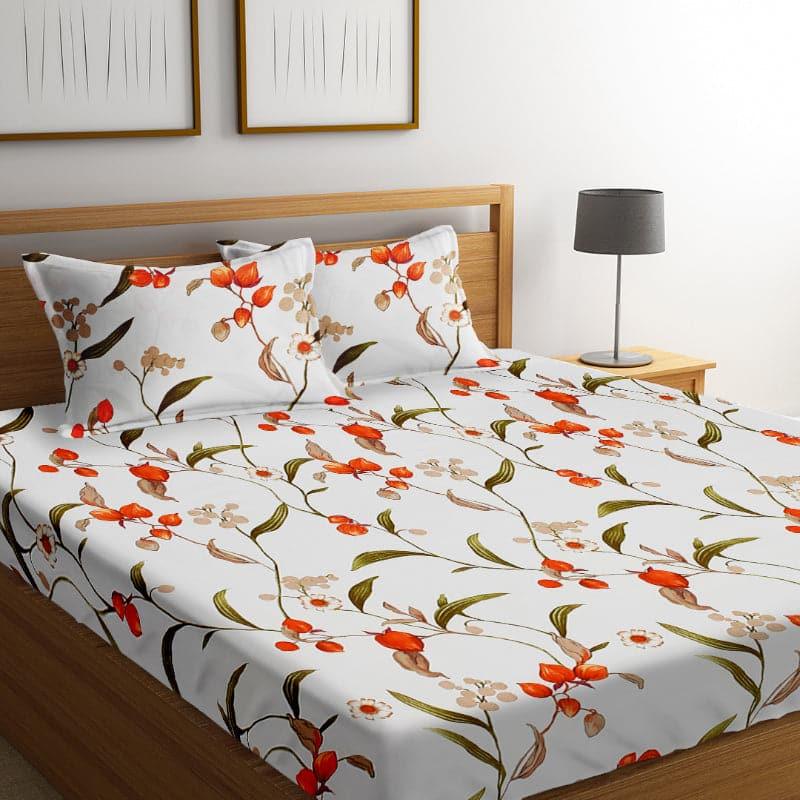 Buy Berry Blossom Bedsheet Bedsheets from Vaaree