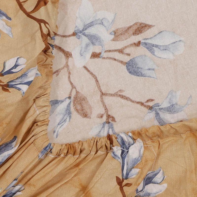 Bedsheets - Bethany Ochre Bedsheet