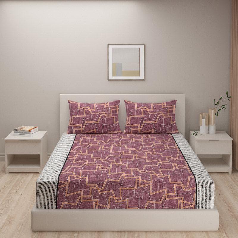 Buy Bhoomi Rang Bedsheet - Purple Bedsheets from Vaaree