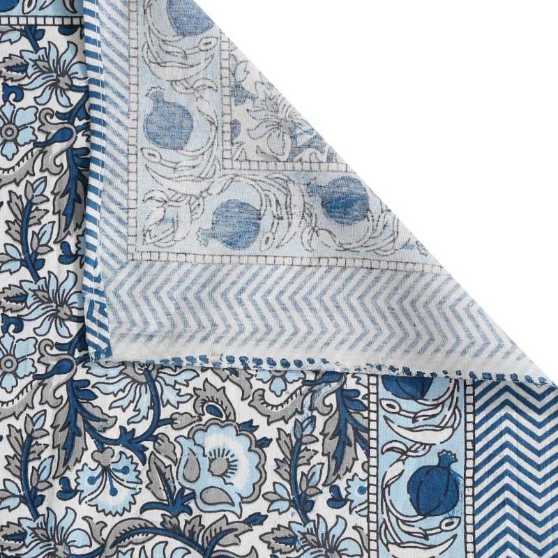 Buy Blockprint Bliss Bedsheet Bedsheets from Vaaree