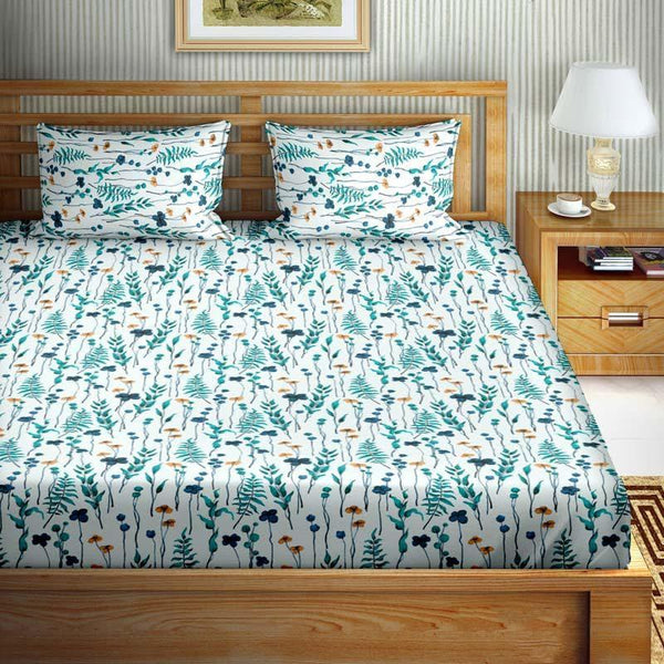 Buy Bloom & Slumber Bedsheet - Blue Bedsheets from Vaaree