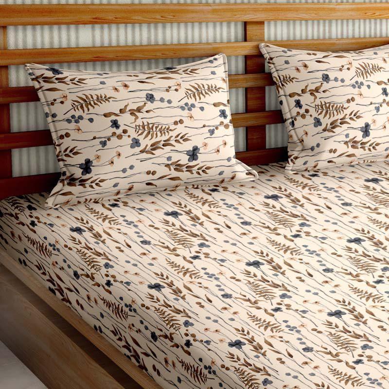 Buy Bloom & Slumber Bedsheet - Brown Bedsheets from Vaaree