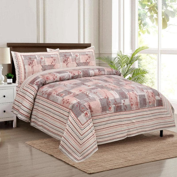 Buy Bloomsie Checkers Bedsheet - Pink Bedsheets from Vaaree