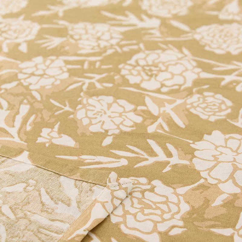 Buy Genda Phool Bedsheet - Beige Bedsheets from Vaaree