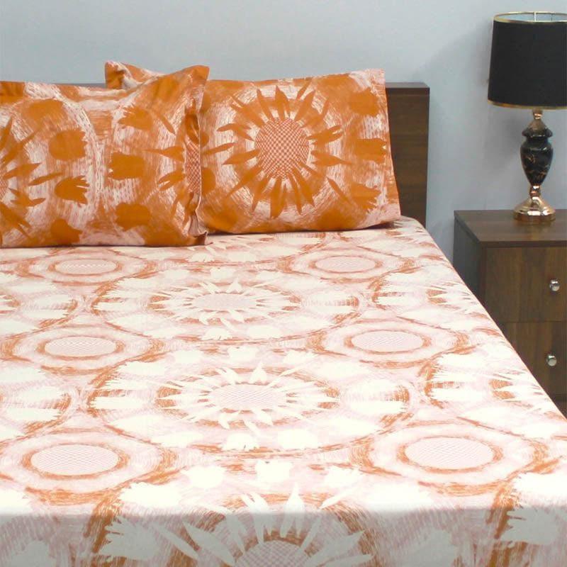 Buy Blossom Dream Bedsheet - Brown Bedsheets from Vaaree