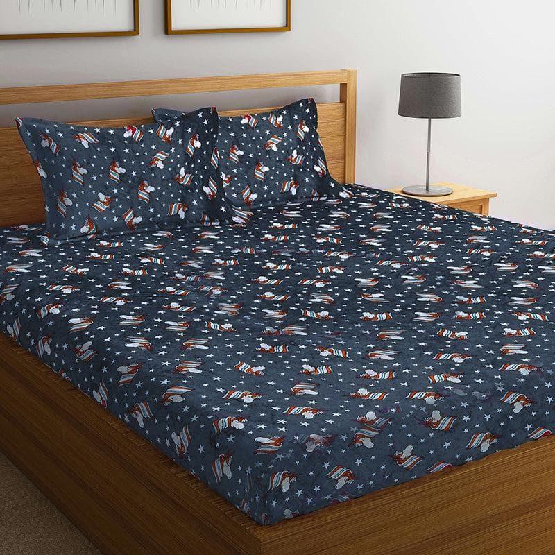 Buy Blue Dara Bedsheet Bedsheets from Vaaree