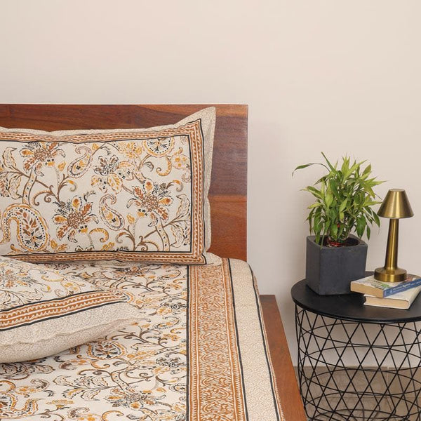 Buy Boho Bloom Bedsheet Bedsheets from Vaaree