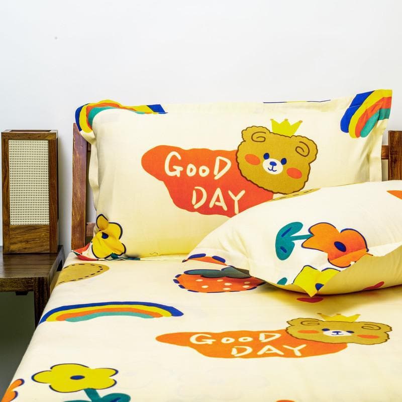 Buy Bohotastic Bedsheet - Yellow Bedsheets from Vaaree