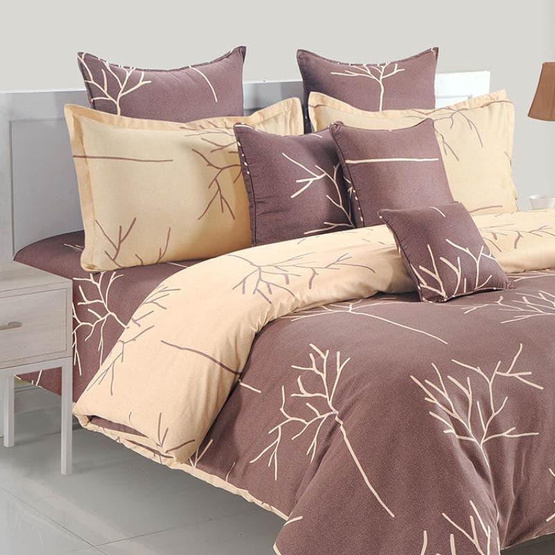 Buy Branch Out Bedsheet - Brown Bedsheets from Vaaree