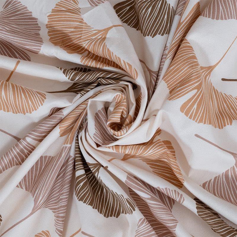 Bedsheets - Brown Breeze Floral Bedsheet