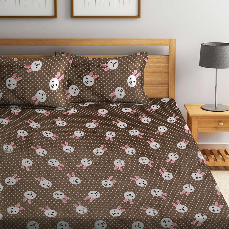 Buy Bedsheets - Brown Bunny Bedsheet at Vaaree online