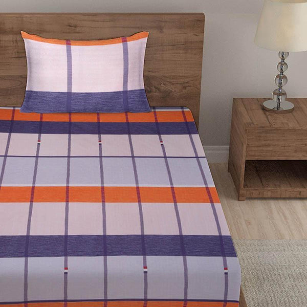 Buy Callo Checkered Bedsheet Bedsheets from Vaaree