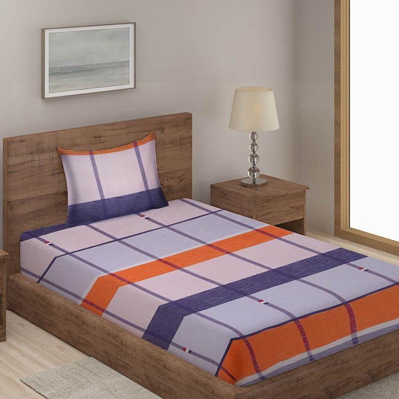 Buy Callo Checkered Bedsheet Bedsheets from Vaaree