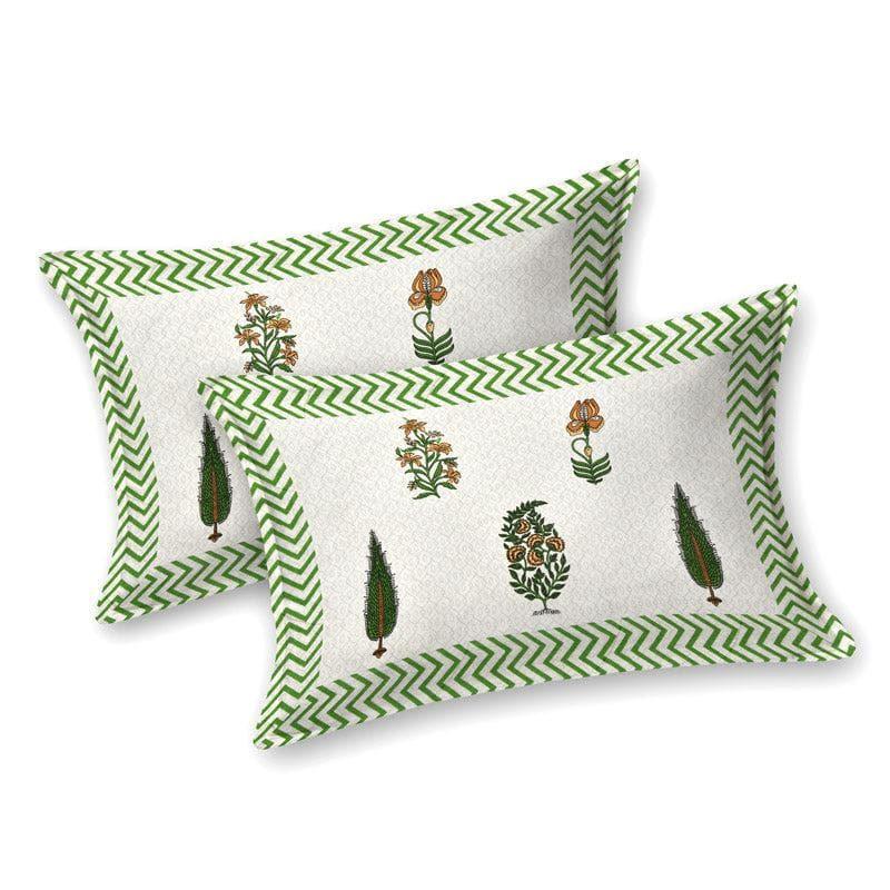 Buy Chandrika Printed Bedsheet - Green Bedsheets from Vaaree