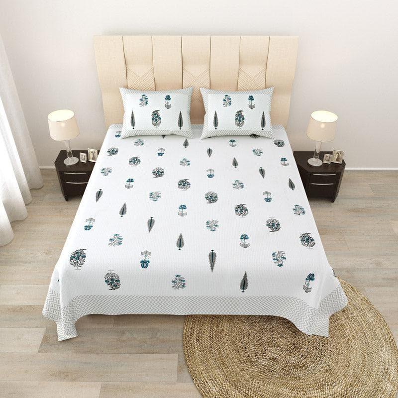 Buy Chandrika Printed Bedsheet - Grey Bedsheets from Vaaree