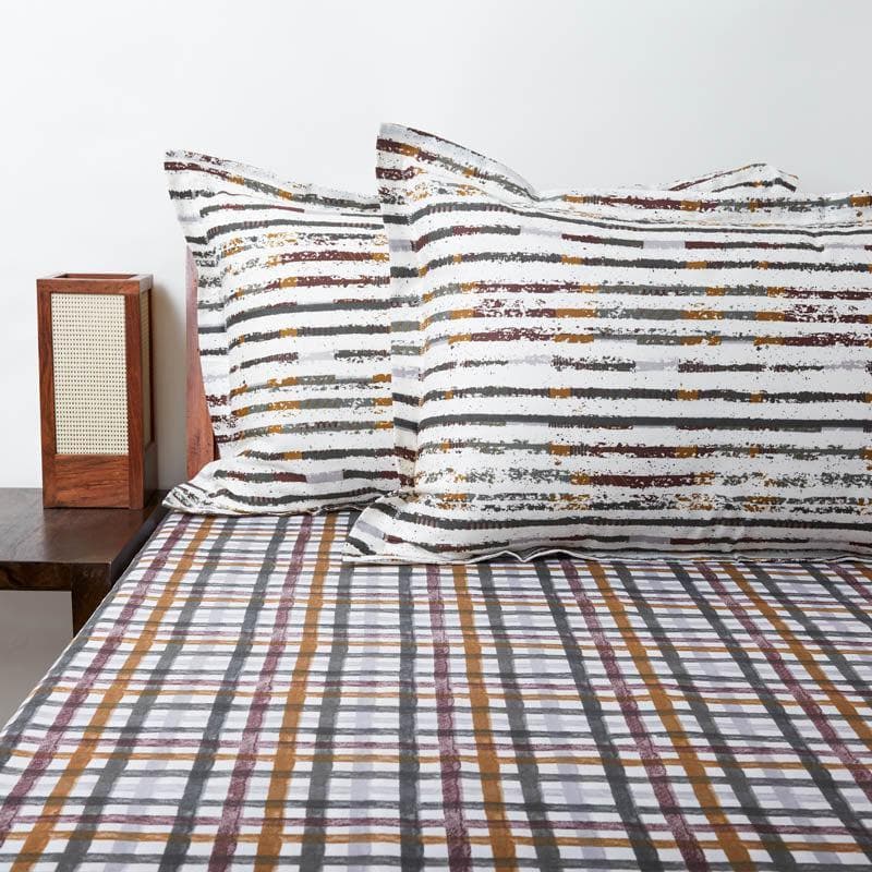 Buy Checkerie Printed Bedsheet Bedsheets from Vaaree