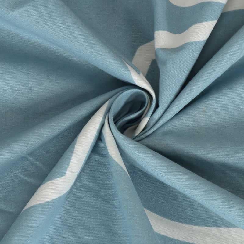 Buy Circum Jive Bedsheet - Sky Blue Bedsheets from Vaaree