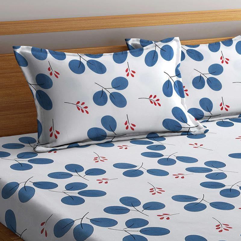 Buy Clara Charm Bedsheet - Blue Bedsheets from Vaaree