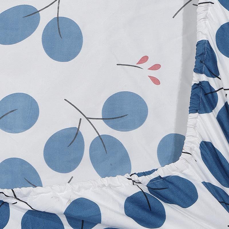 Buy Clara Charm Bedsheet - Blue Bedsheets from Vaaree