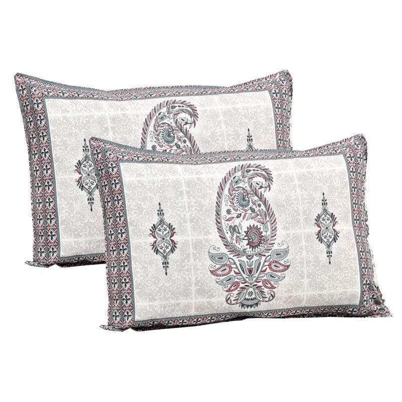 Buy Clio-Cera Printed Bedsheet - Grey Bedsheets from Vaaree