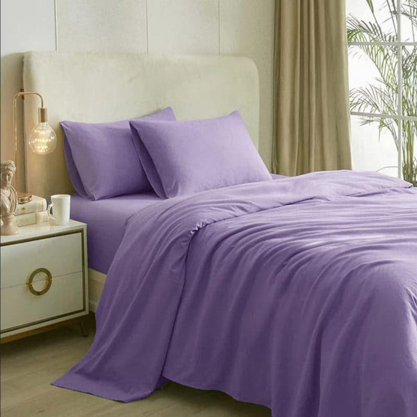 Bedsheets - Cotton Candy Bedsheet - Lavender