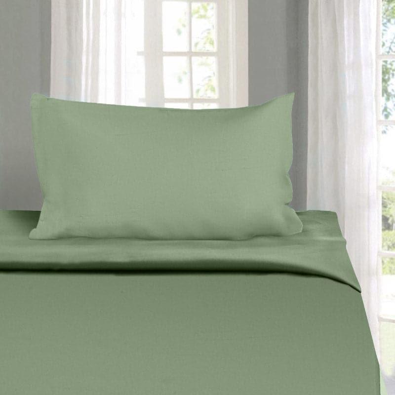 Buy Cotton Candy Bedsheet - Moss Green Bedsheets from Vaaree