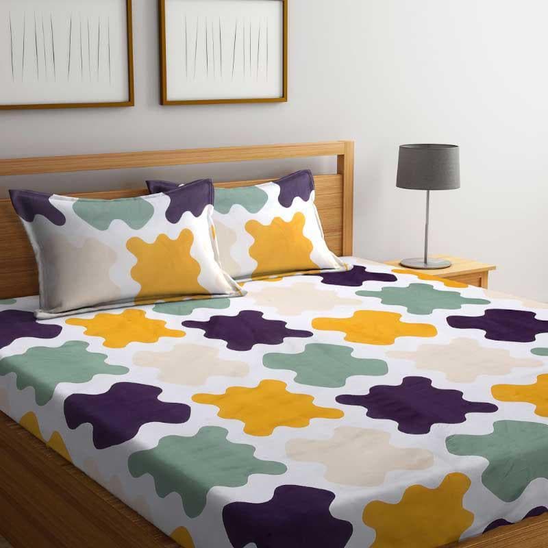 Buy Cross Buddy Printed Bedsheet Bedsheets from Vaaree