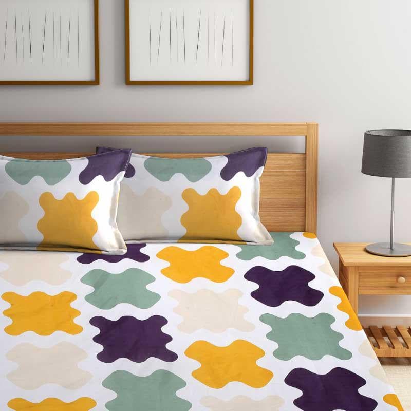 Buy Cross Buddy Printed Bedsheet Bedsheets from Vaaree