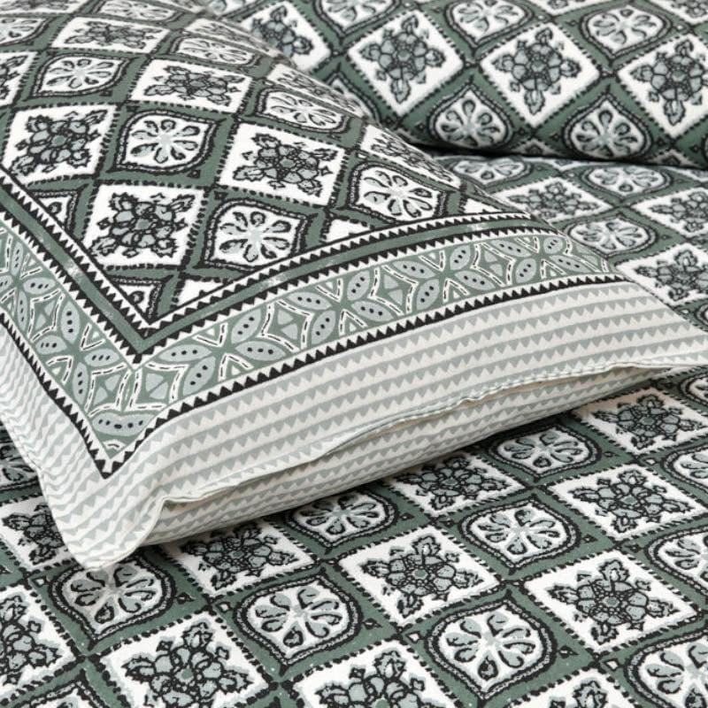 Bedsheets - Cultural Kaleidoscope Bedsheet - Grey