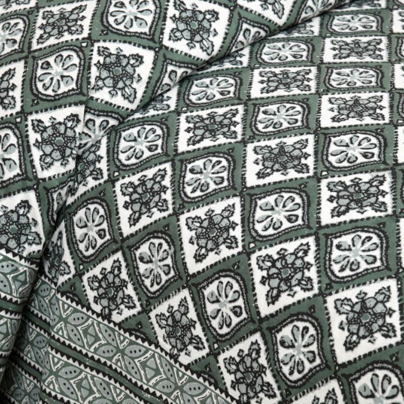 Bedsheets - Cultural Kaleidoscope Bedsheet - Grey