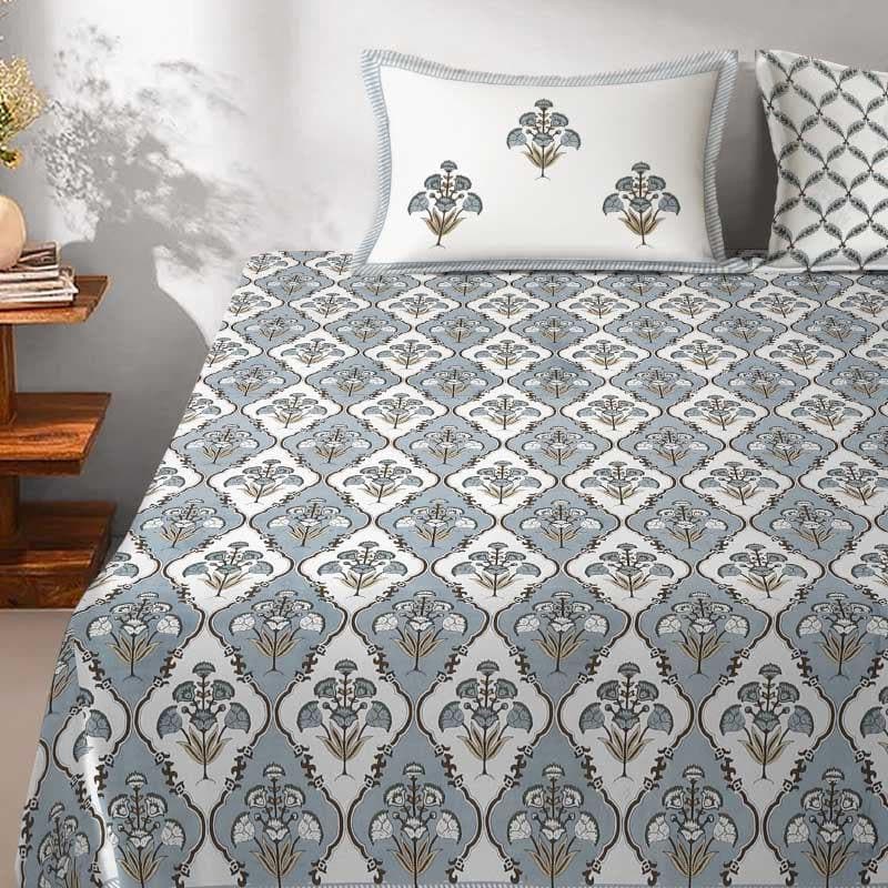 Buy Culture Couture Bedsheet - Blue Bedsheets from Vaaree