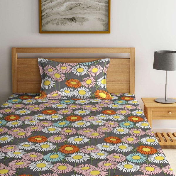 Buy Dandelia Floral Bedsheet Bedsheets from Vaaree