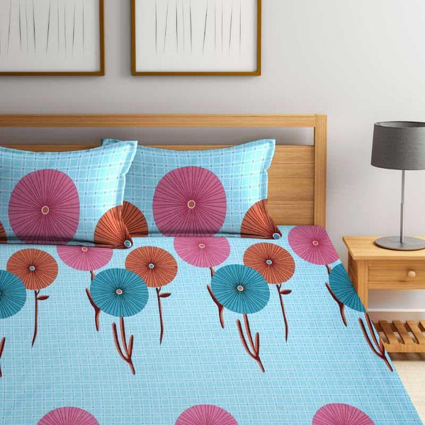 Buy Dandelion Spark Printed Bedsheet Bedsheets from Vaaree