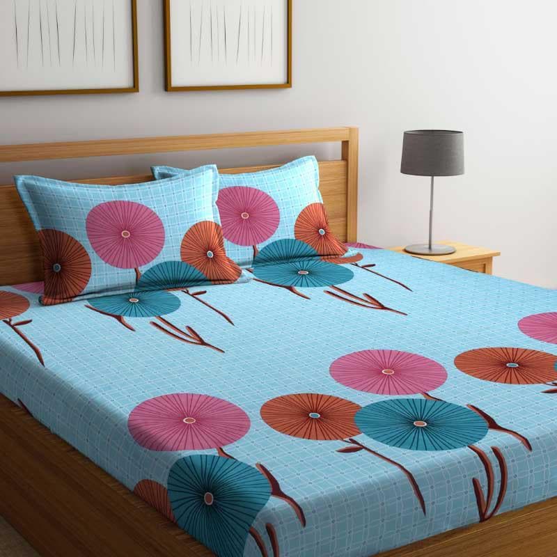 Buy Dandelion Spark Printed Bedsheet Bedsheets from Vaaree