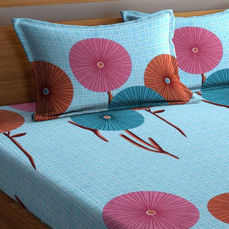 Buy Dandelion Spark Printed Bedsheet Bedsheets from Vaaree